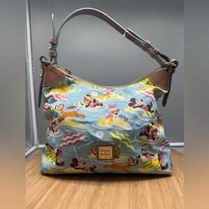 Disney Dooney & Bourke Aulani Mickey Mouse Beach Satchel Bag Purse
